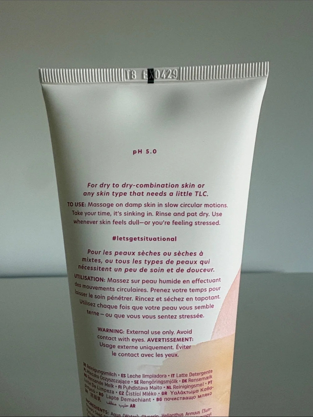 $20💋 HOLIFROG Tashmoo Hydrating Water Lily Milky Wash